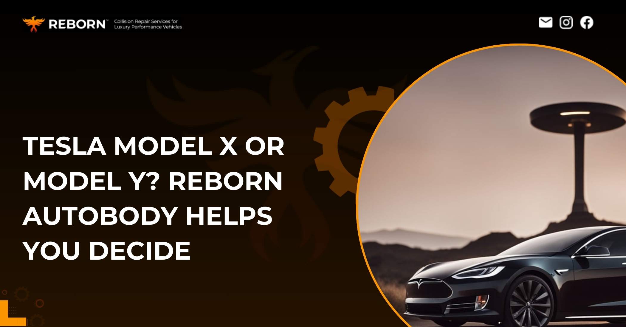 Tesla Model X or Model Y? Reborn Autobody Helps You Decide!